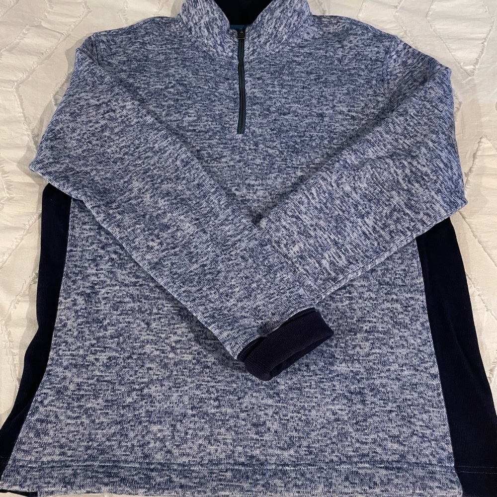 Men’s Navy Blue quarter zip sweater by Merona.